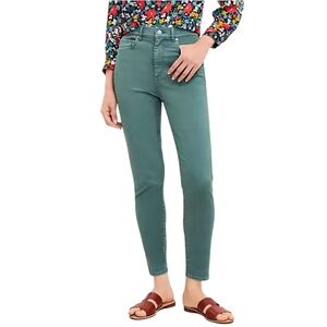 {LOFT} Women's Forest Green The Skinny Jeans 14/32